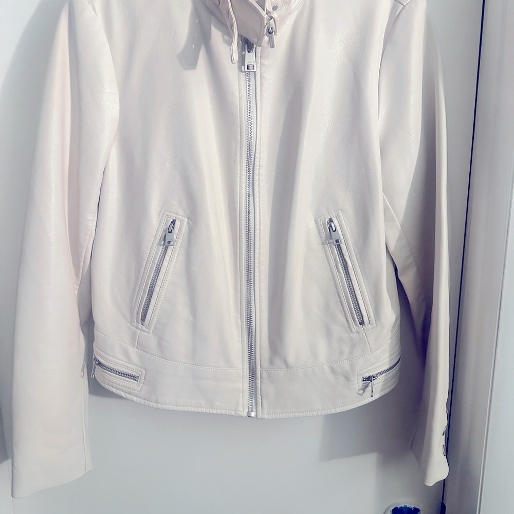 Levi’s Strauss Faux Leather Moto Jacket new without tags